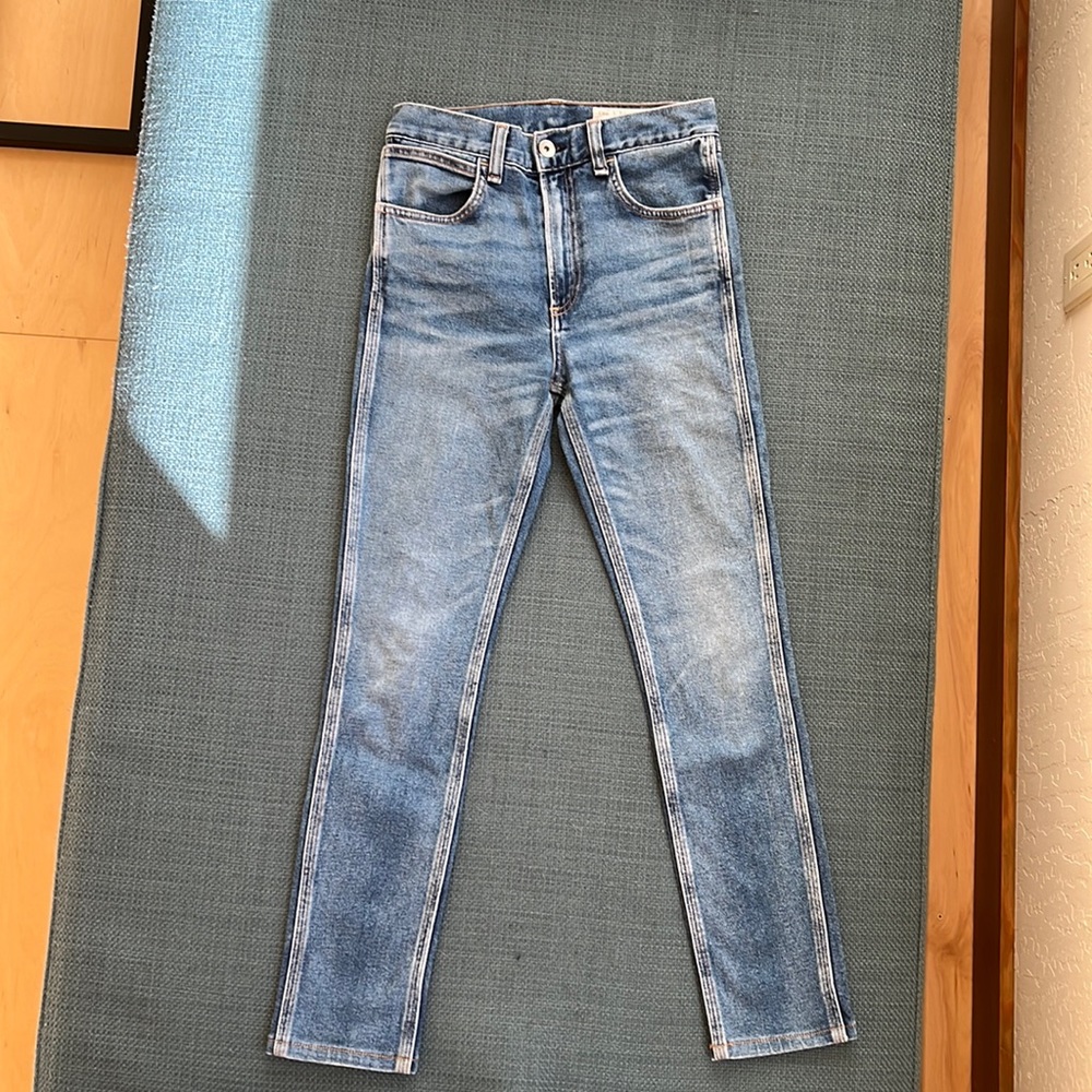 Rag & Bone Women’s high rise straight work style jeans